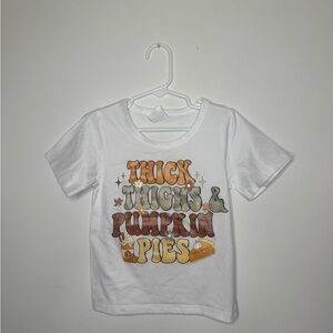 White Kids T-Shirt with Fun Graphic